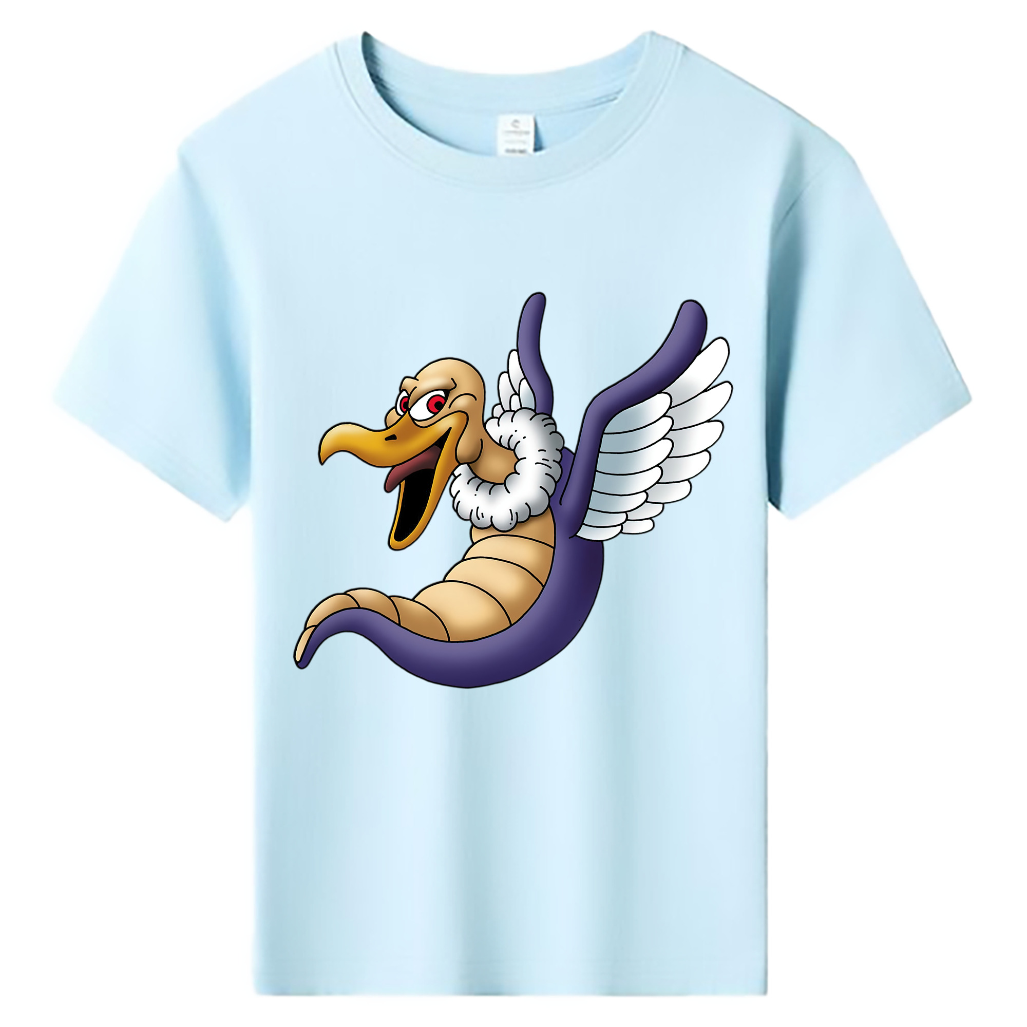 （画像用） ドラゴンクエスト Doragon Kuesuto Dragon Quest 綿100％キッズTシャツ（フロントプリント）